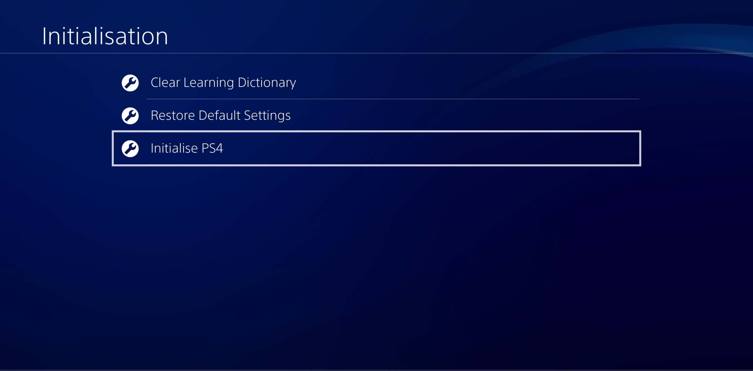 نحوه بازگرداندن PS4 کپیخور به حالت اولیه