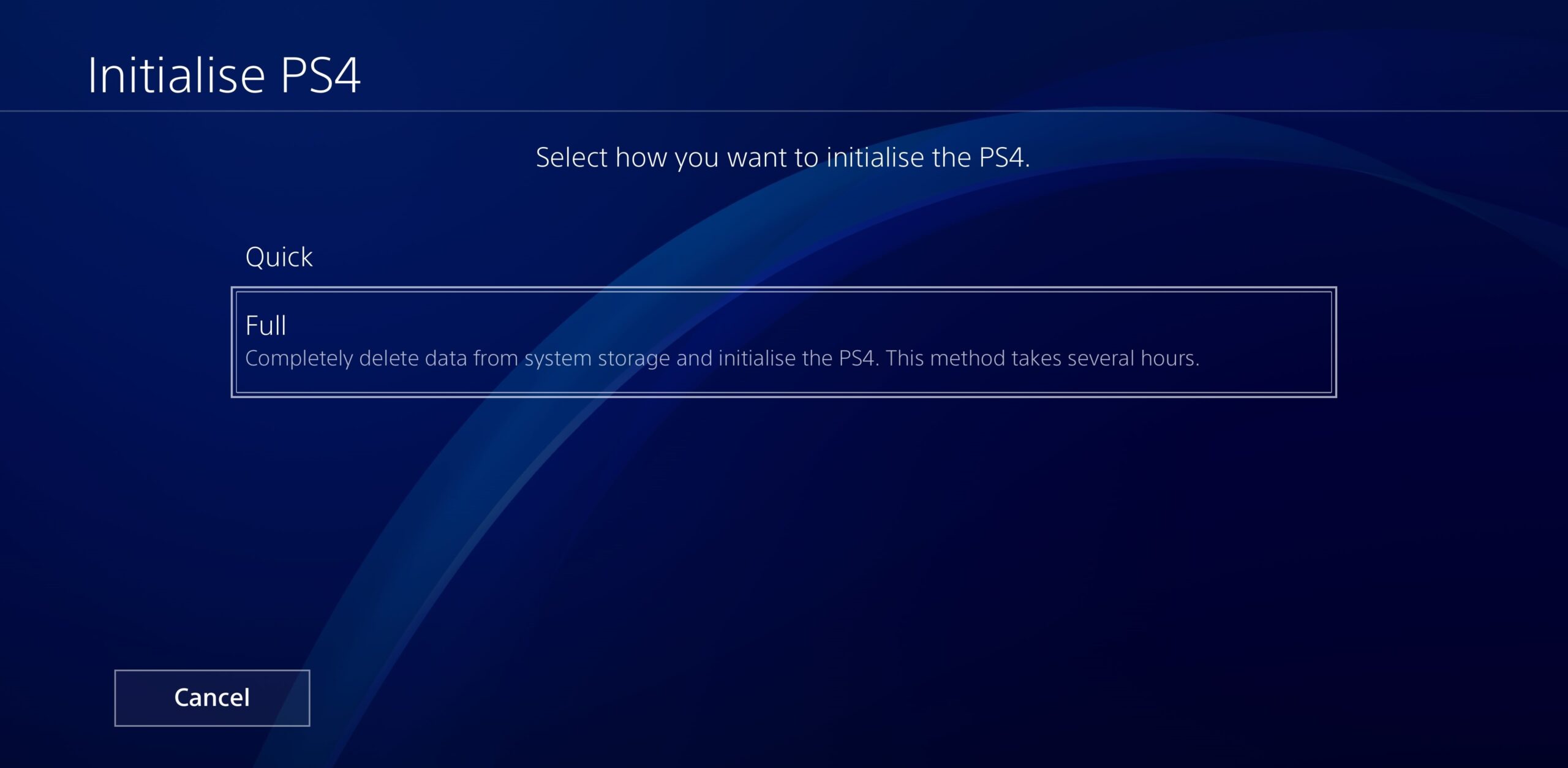 نحوه بازگرداندن PS4 کپیخور به حالت اولیه